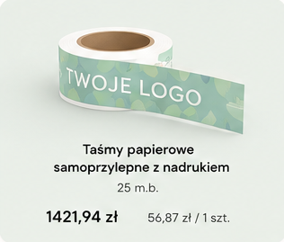 Taśmy papierowe z nadrukiem