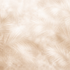 Fototapeta Golden Palm Serenity - Tropikalne Liscie Palmowe