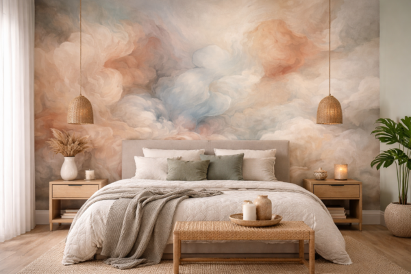 Fototapeta Soft Cloudscape - Malarskie Obloki