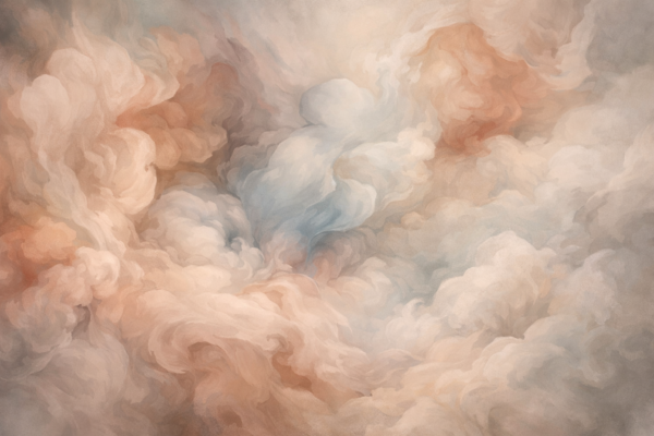 Fototapeta Soft Cloudscape - Malarskie Obloki
