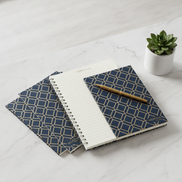 Notes spiralowany A5 z okładką z nadrukiem Notes spiralowany A5 z okładką z nadrukiem