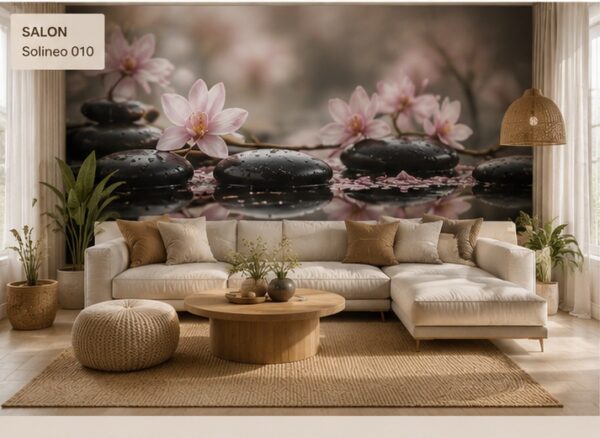 fototapeta-zen-kamienie-orchidee Fototapeta Zen – Kamienie i Orchidee