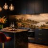 Panel szklany do kuchni Lakeside Path – Ścieżka nad Jeziorem