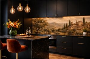 Panel szklany do kuchni Olive Grove – Gaj Oliwny