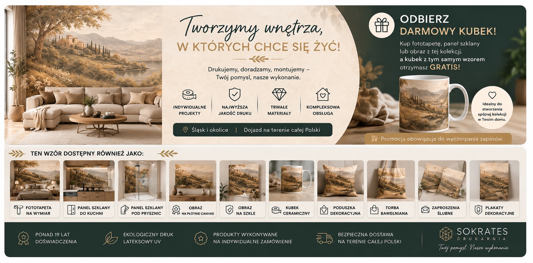 Panel szklany do kuchni Flower Terrace – Taras z Kwiatami - inspiracje