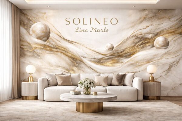 Fototapeta SOLINEO Lina Marle w salonie