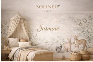 12_kids_jasmine_main-1 Fototapeta SOLINEO KIDS Jasmine - leśne zwierzątka