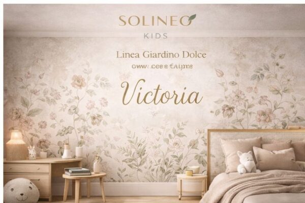 Fototapeta SOLINEO KIDS Victoria - Linea Giardino Dolce, motyw kwiatowy