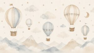 Fototapeta Balony nad Górami