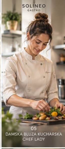 Damska bluza kucharska Chef Lady Greta