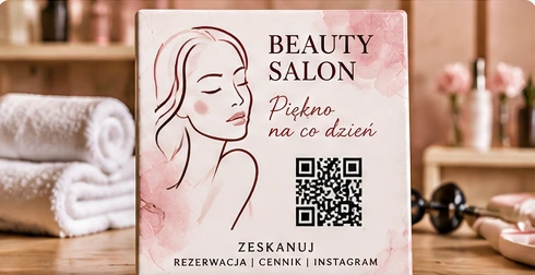 QR w salonie beauty