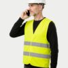Kamizelka odblaskowa NEOPLUS HV JSV2501 żółta – przód