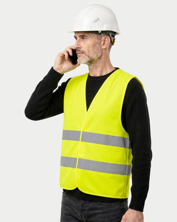Kamizelka odblaskowa NEOPLUS HV JSV2501 żółta – przód