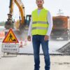 Kamizelka odblaskowa NEOPLUS HV JSV2501 żółta – tył