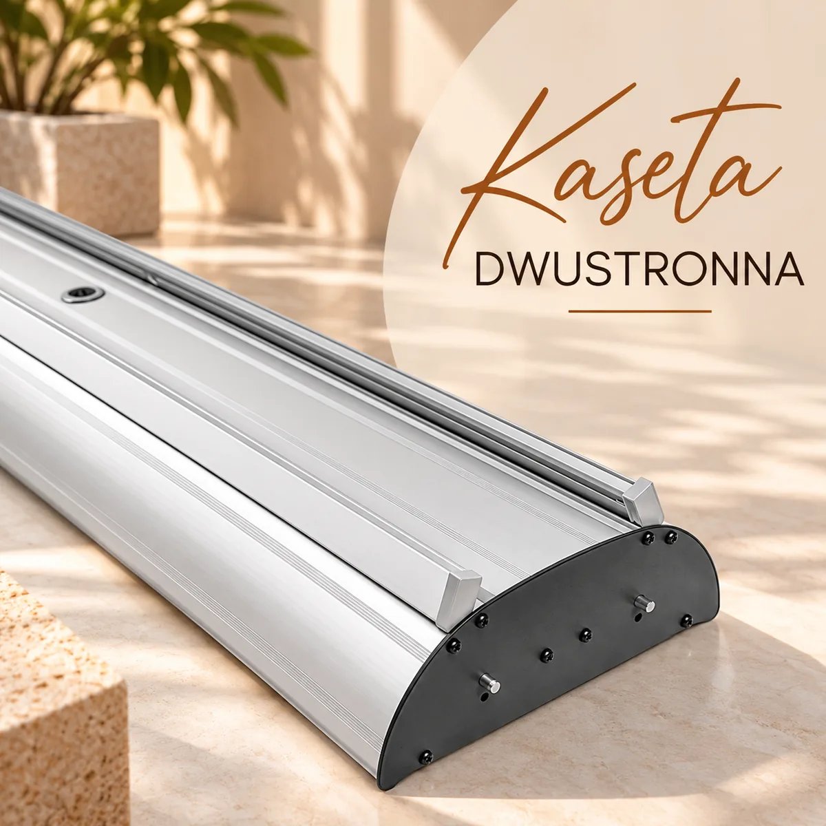 Kaseta roll-up Double – dwustronna Dwustronna kaseta roll-up Double